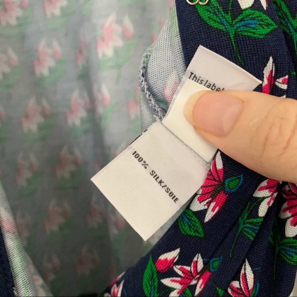 DVF Celeste 100% Silk Jersey Wrap Romper floral - Picture 6 of 10